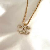 CC Diamond Pendant Gold